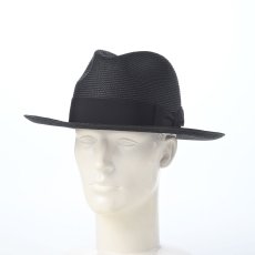 画像6: PAPER BRAID HAT（ペーパーブレード ハット） SE855 ブラック (6)