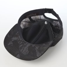 画像4: LEAF CAMO LIPSTOP CAP（リーフ カモ リップストップ キャップ） SE860 ブラック (4)