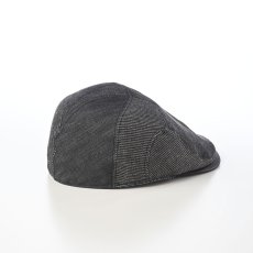 画像2: WASHED DENIM PATCHWORK HUNTING（ウォッシュドデニム パッチワーク ハンチング） SE870 ブラック (2)