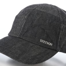 画像3: WASHED DENIM PATCHWORK CAP（ウォッシュドデニム パッチワーク キャップ） SE871 ブラック (3)
