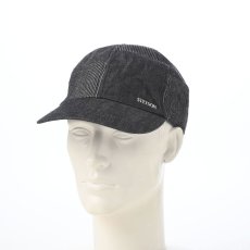 画像5: WASHED DENIM PATCHWORK CAP（ウォッシュドデニム パッチワーク キャップ） SE871 ブラック (5)