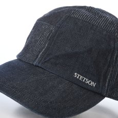 画像3: WASHED DENIM PATCHWORK CAP（ウォッシュドデニム パッチワーク キャップ） SE871 ネイビー (3)