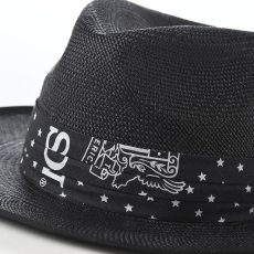 画像4: HERITAGE BANDANA PANAMA（ヘリテージ バンダナ パナマ） SE872 ブラック (4)