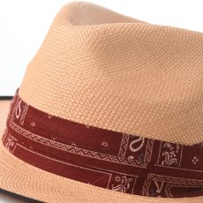 画像4: HERITAGE BANDANA PANAMA（ヘリテージ バンダナ パナマ） SE872 キャメル (4)