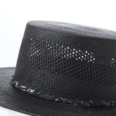 画像4: VENTED FLAT BANDANA PANAMA（ベンテッド フラット バンダナ パナマ） SE873 ブラック (4)