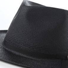 画像4: FLAT VINTAGE NARROW PANAMA G12（フラット ヴィンテージ ナロー パナマ G12） SE876 ブラック (4)