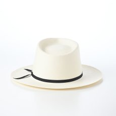 画像3: FLAT VINTAGE NARROW PANAMA G12（フラット ヴィンテージ ナロー パナマ G12） SE876 オフホワイト (3)