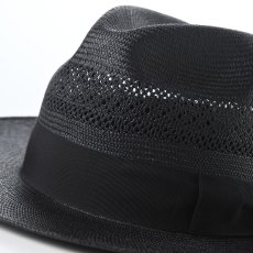 画像4: VINTAGE OPENWORK PANAMA G8（ヴィンテージ オープンワーク パナマ G8） SE879 ブラック (4)
