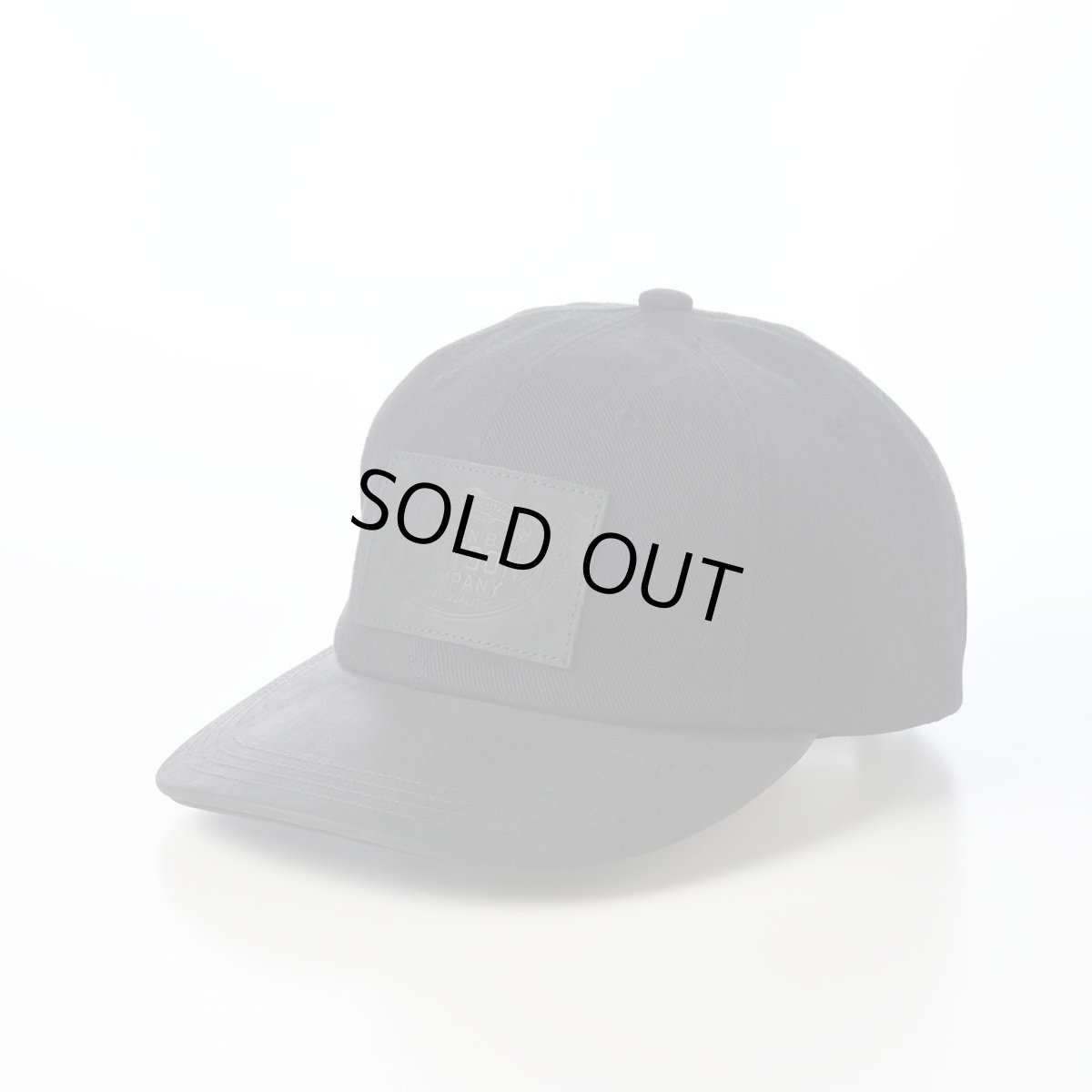 画像1: VINTAGE LEATHER PATCH CAP（ヴィンテージ レザー パッチ キャップ） SE882 ブラック (1)