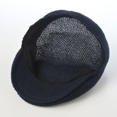 画像4: LINEN THERMO KNIT HUNTING（リネン サーモニット ハンチング） SE890 ネイビー (4)