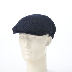 画像5: LINEN THERMO KNIT HUNTING（リネン サーモニット ハンチング） SE890 ネイビー (5)