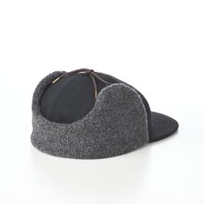 画像2: MELTON PILOT CAP（メルトン パイロットキャップ） 109205 ブラック (2)
