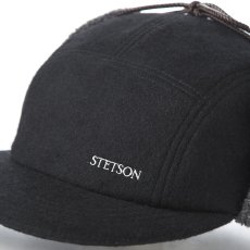 画像3: MELTON PILOT CAP（メルトン パイロットキャップ） 109205 ブラック (3)