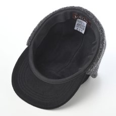 画像4: MELTON PILOT CAP（メルトン パイロットキャップ） 109205 ブラック (4)