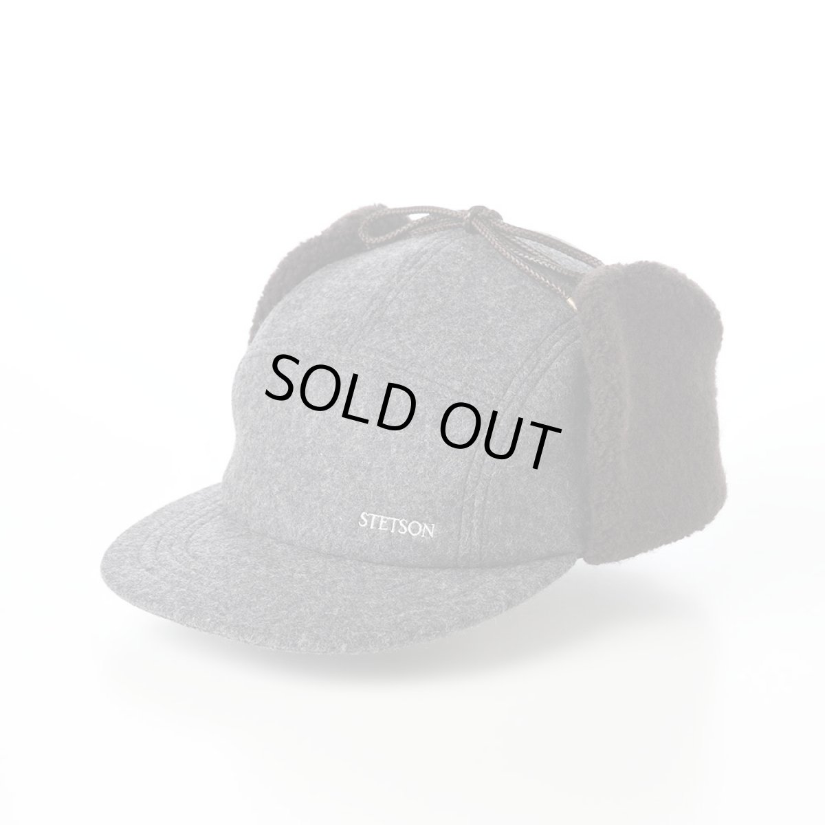 画像1: MELTON PILOT CAP（メルトン パイロットキャップ） 109205 グレー (1)