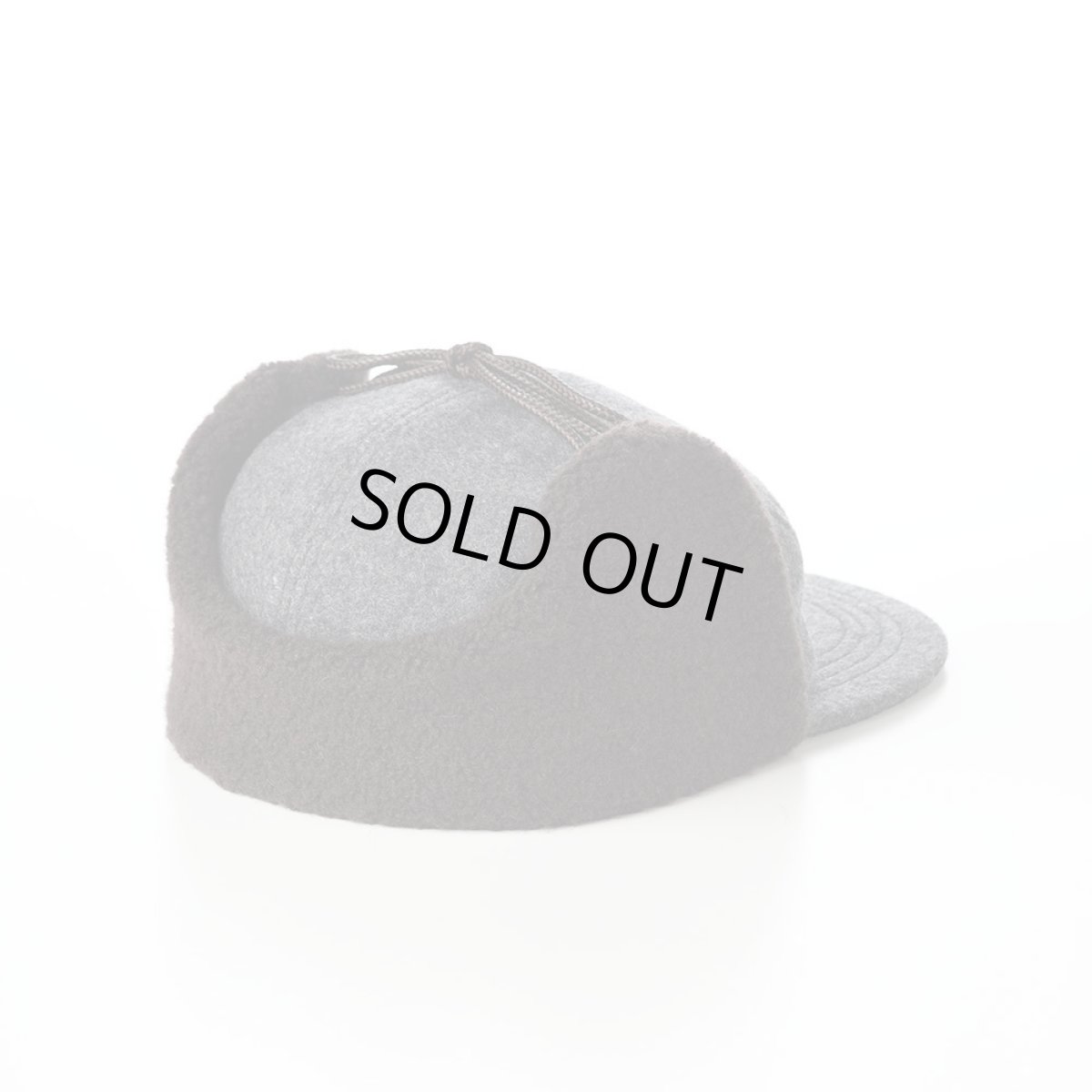 画像2: MELTON PILOT CAP（メルトン パイロットキャップ） 109205 グレー (2)