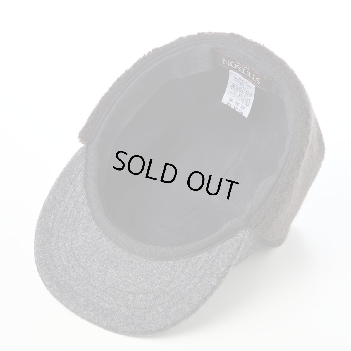 画像4: MELTON PILOT CAP（メルトン パイロットキャップ） 109205 グレー (4)