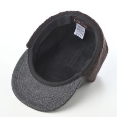 画像4: MELTON PILOT CAP（メルトン パイロットキャップ） 109205 グレー (4)