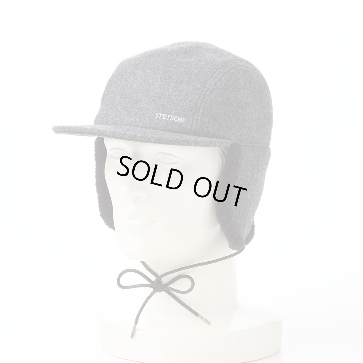 画像7: MELTON PILOT CAP（メルトン パイロットキャップ） 109205 グレー (7)