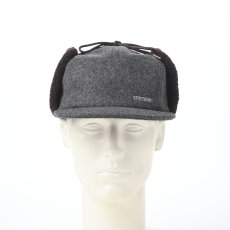 画像9: MELTON PILOT CAP（メルトン パイロットキャップ） 109205 グレー (9)