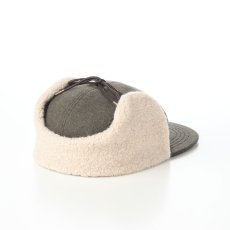 画像2: MELTON PILOT CAP（メルトン パイロットキャップ） 109205 カーキ (2)