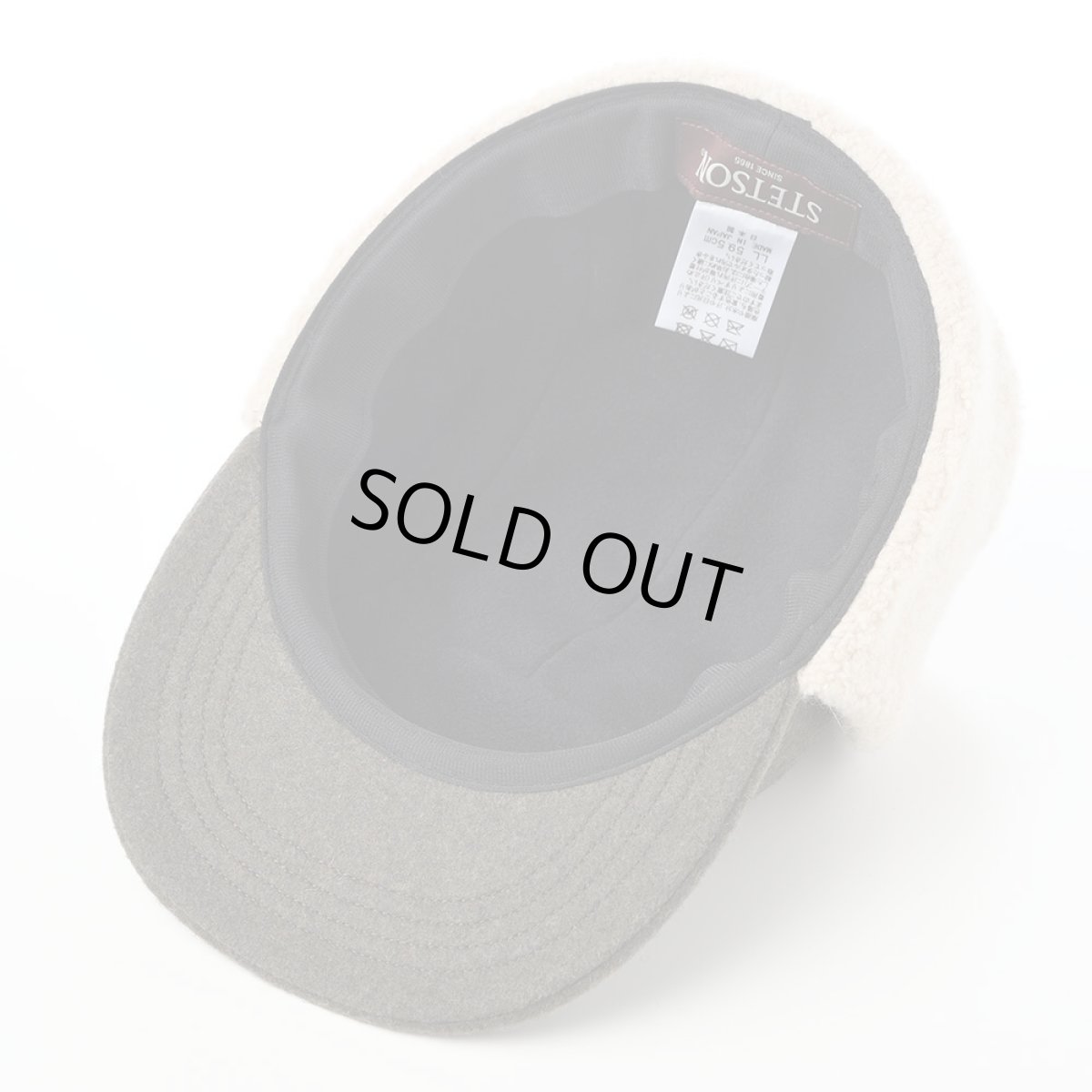 画像4: MELTON PILOT CAP（メルトン パイロットキャップ） 109205 カーキ (4)