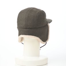 画像8: MELTON PILOT CAP（メルトン パイロットキャップ） 109205 カーキ (8)