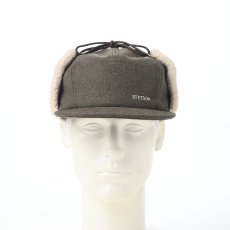 画像9: MELTON PILOT CAP（メルトン パイロットキャップ） 109205 カーキ (9)