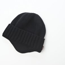 画像3: LAMBSWOOL EAR KNIT WATCH（ラムウール イヤーニットワッチ） 109214 ブラック (3)