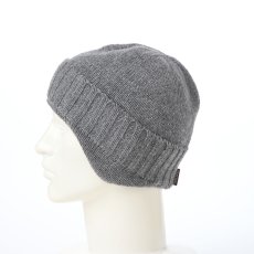 画像2: LAMBSWOOL EAR KNIT WATCH（ラムウール イヤーニットワッチ） 109214 グレー (2)