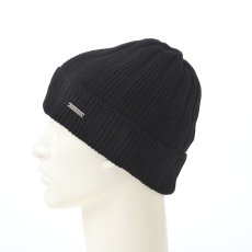 画像2: CASHMERE KNIT WATCH（カシミヤ ニットワッチ） 109215 ブラック (2)