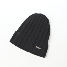 画像4: CASHMERE KNIT WATCH（カシミヤ ニットワッチ） 109215 ブラック (4)
