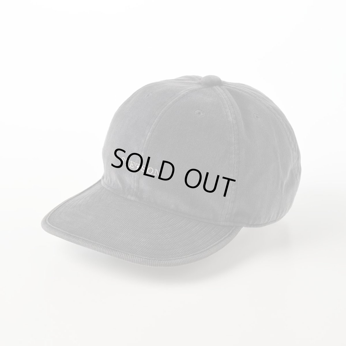 画像1: CORDUROY CAP（コーデュロイキャップ）SE127 グレー (1)