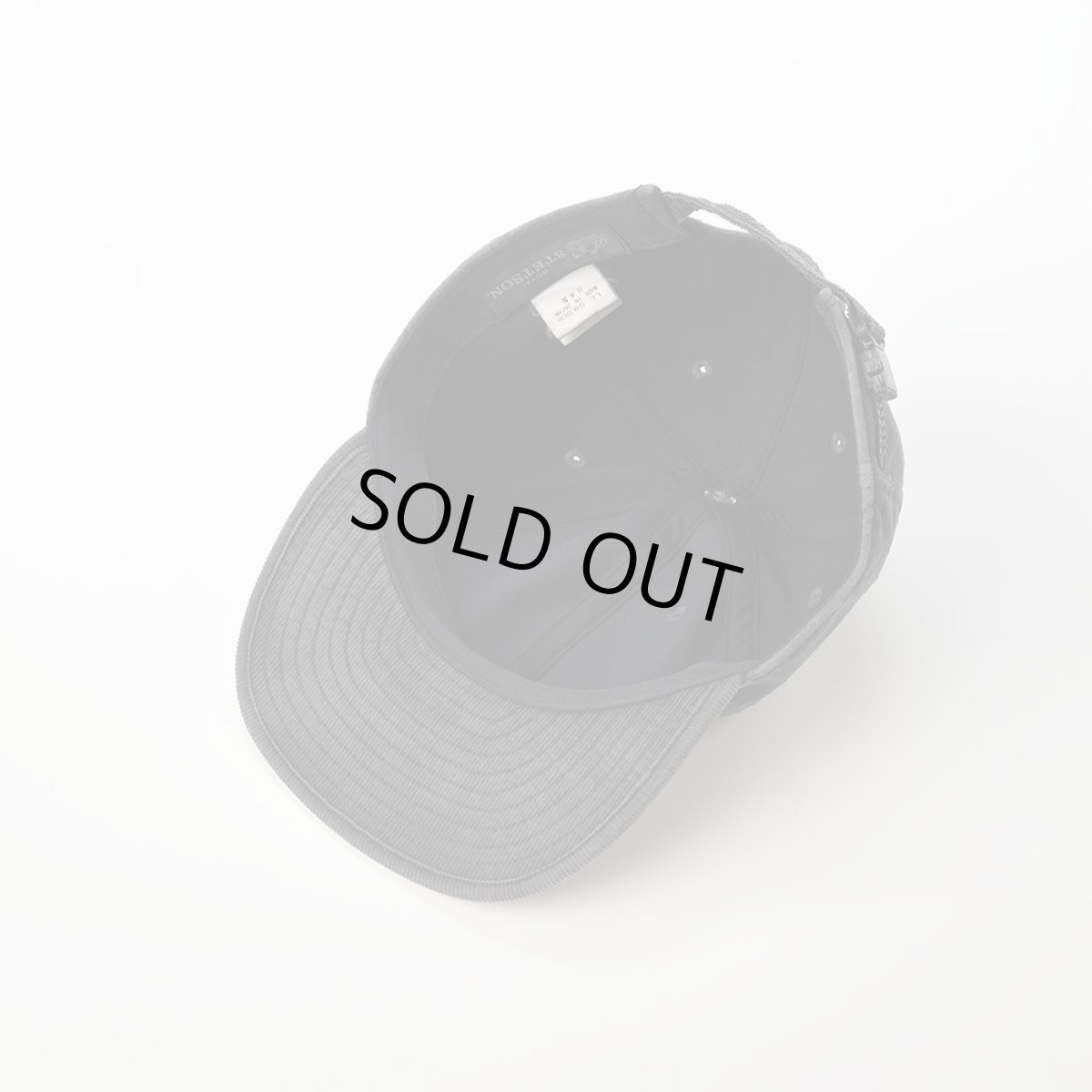 画像4: CORDUROY CAP（コーデュロイキャップ）SE127 グレー (4)