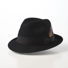 画像1: CRUSHABLE WOOL HAT（クラッシャブルウールハット）SE217 ブラック (1)