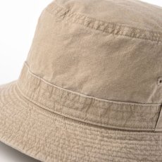 画像5: COTTON OVERDYE WASHED HAT（コットンオーバーダイウォッシュドハット）SE076 ベージュ (5)