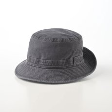 画像2: COTTON OVERDYE WASHED HAT（コットンオーバーダイウォッシュドハット）SE076 ブラック (2)