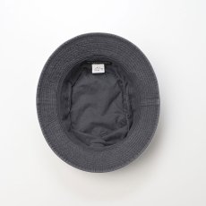 画像6: COTTON OVERDYE WASHED HAT（コットンオーバーダイウォッシュドハット）SE076 ブラック (6)