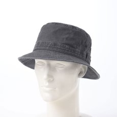 画像7: COTTON OVERDYE WASHED HAT（コットンオーバーダイウォッシュドハット）SE076 ブラック (7)