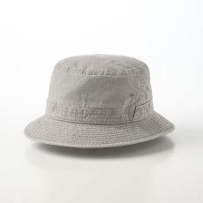 画像1: COTTON OVERDYE WASHED HAT（コットンオーバーダイウォッシュドハット）SE076 グレー (1)