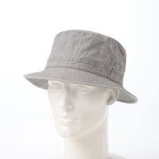 画像7: COTTON OVERDYE WASHED HAT（コットンオーバーダイウォッシュドハット）SE076 グレー (7)