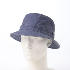 画像7: COTTON OVERDYE WASHED HAT（コットンオーバーダイウォッシュドハット）SE076 ネイビー (7)