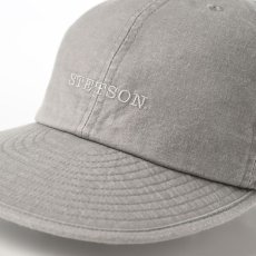 画像3: COTTON OVERDYE WASHED CAP（コットンオーバーダイウォッシュドキャップ）SE077 グレー (3)