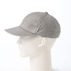 画像6: COTTON OVERDYE WASHED CAP（コットンオーバーダイウォッシュドキャップ）SE077 グレー (6)