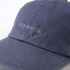 画像3: COTTON OVERDYE WASHED CAP（コットンオーバーダイウォッシュドキャップ）SE077 ネイビー (3)