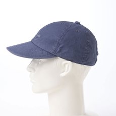 画像6: COTTON OVERDYE WASHED CAP（コットンオーバーダイウォッシュドキャップ）SE077 ネイビー (6)