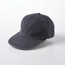 画像1: COTTON OVERDYE WASHED CAP（コットンオーバーダイウォッシュドキャップ）SE077 ブラック (1)