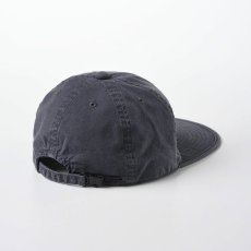 画像2: COTTON OVERDYE WASHED CAP（コットンオーバーダイウォッシュドキャップ）SE077 ブラック (2)