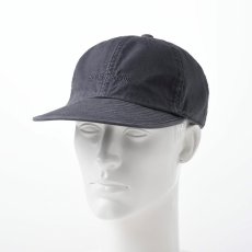 画像5: COTTON OVERDYE WASHED CAP（コットンオーバーダイウォッシュドキャップ）SE077 ブラック (5)