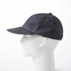 画像6: COTTON OVERDYE WASHED CAP（コットンオーバーダイウォッシュドキャップ）SE077 ブラック (6)